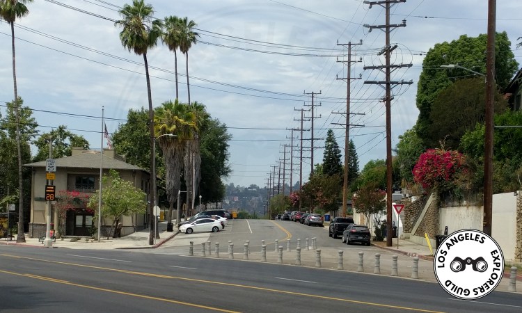 The first utility pole in Los Angeles today.