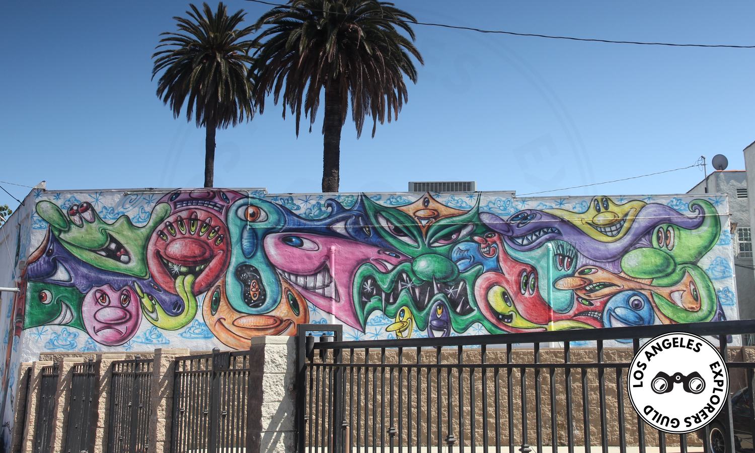 Gary Fenske(ゲリー・フェンスキー) セリグラフ ライティングアート Requiem: Kenny Scharf's Kosmic Krylon Garage – Los Angeles