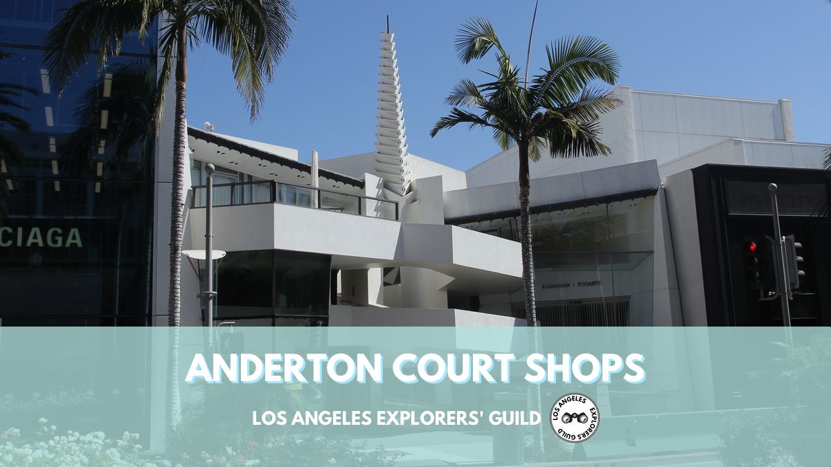 Frank Lloyd Wright's Anderton Court in Beverly Hills