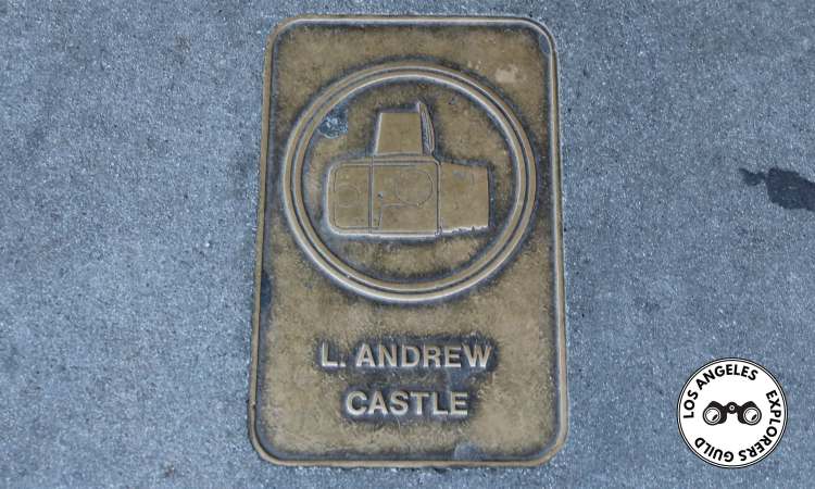 L. Andrew Castle on the Avenue of the Athletes — Los Angeles Explorers Guild