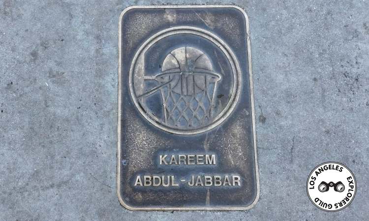 Kareem Abdul-Jabbar on the Avenue of the Athletes — Los Angeles Explorers Guild