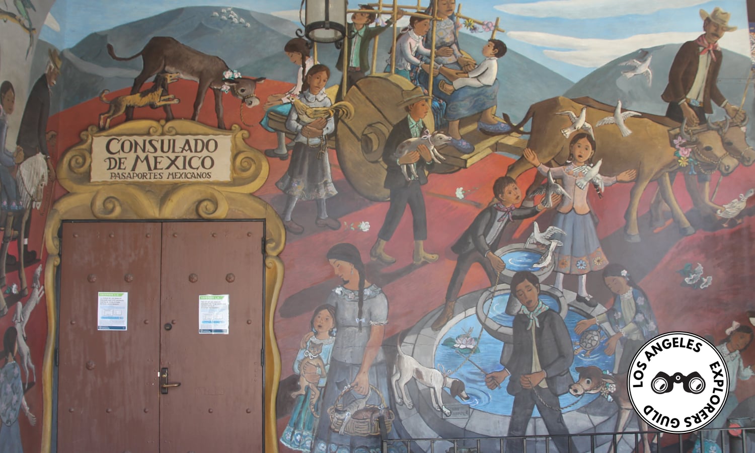 Blessing of the Animals Mural — Los Angeles Explorers Guild