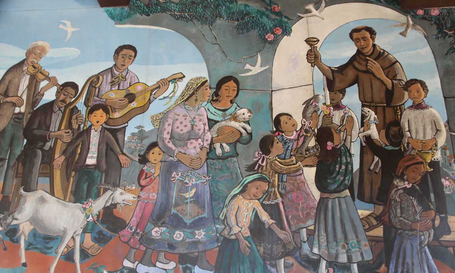 Blessing of the Animals Mural — Los Angeles Explorers Guild