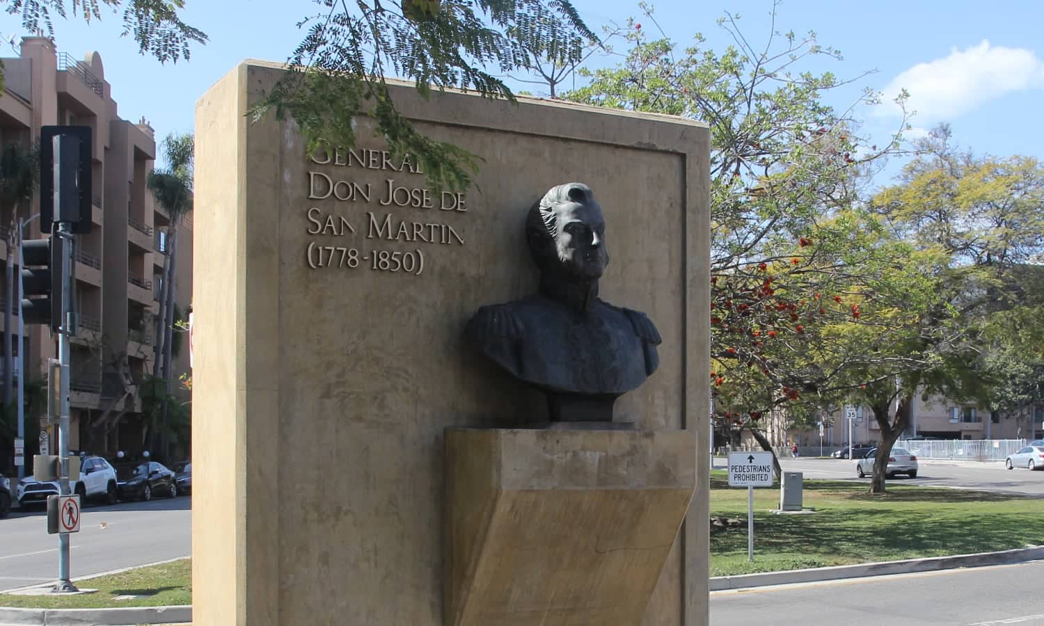 Bust of Jose de San Martin — Los Angeles Explorers Guild