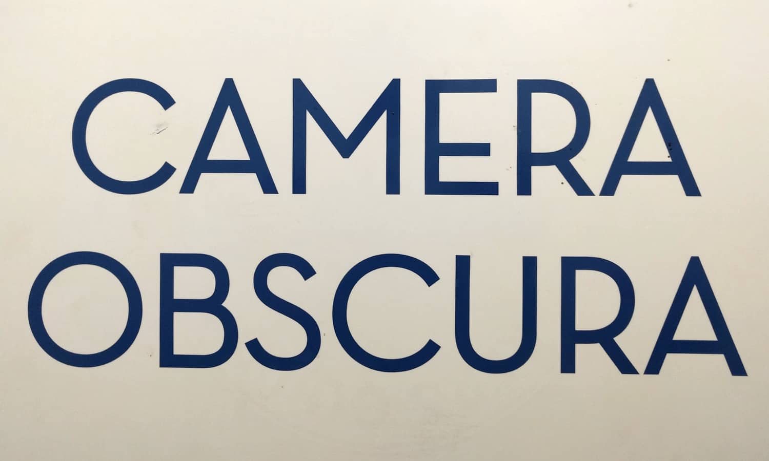 This must be the Camera Obscura — Los Angeles Explorers Guild