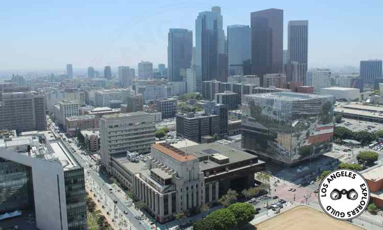 Downtown Skyline from the Los Angeles City Hall Observation Deck — Los Angeles Explorers Guild