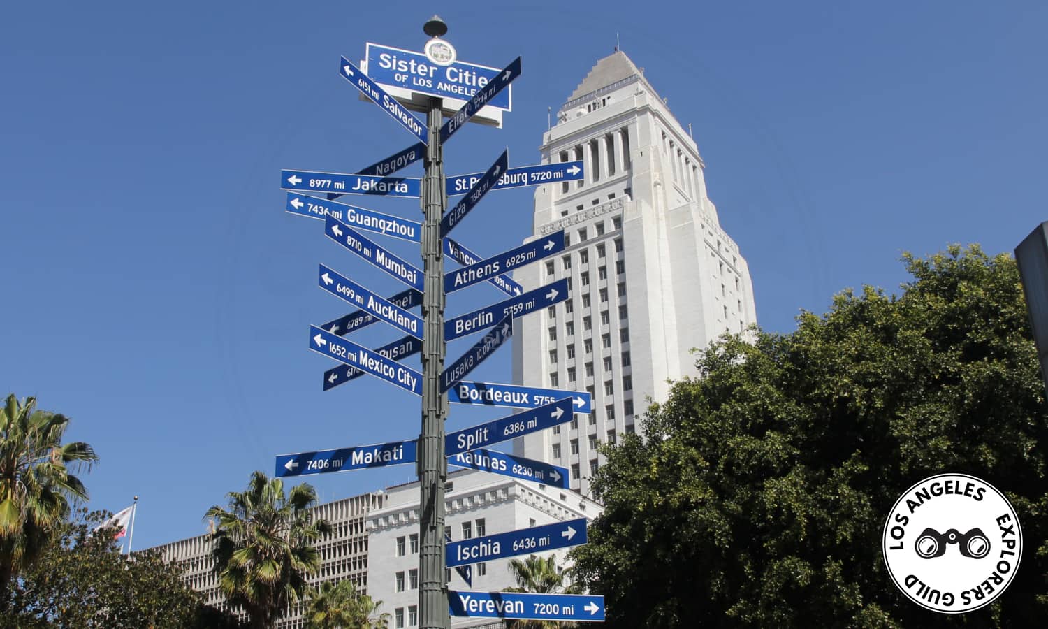 Sister Cities Monument — Los Angeles Explorers Guild